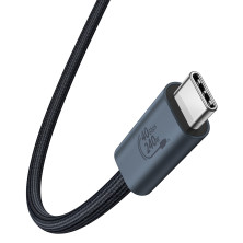Кабель Baseus Flash 2 USB4 Series Fast Charging Data Cable Type-C to Type-C 240W 8K@60Hz 40Gbps 1m Черный