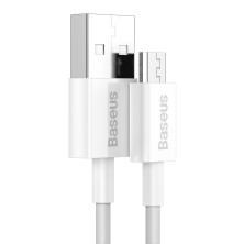 Кабель Baseus Superior Series Fast Charging Data Cable USB to Micro USB 2A 1m Білий