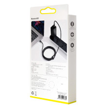 Кабель Baseus Cafule Flash Charging Data Line Cable Type-C to Type-C PD 2.0 QC 3.0 100W 20V 5A 2m Черный