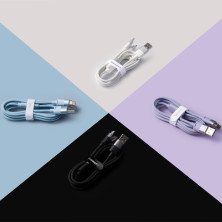 Кабель Baseus StarSpeed 3-in-1 Fast Charging Data Cable USB to Lightning+Type-C+MicroUSB 3.5А 1.2m Блакитний