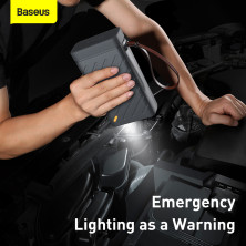 Пускозарядний пристрій Бустер Baseus Reboost Car Jamp Starter 3in1 12V 16000mAh 1600A з функцією Павербанка 65W 5V/3A та LED ліхтарика Чорний