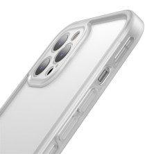 Чехол бампер Baseus Camera Lens Protector Frame Case для Iphone 12 Pro Max 6.7" Белый