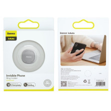 Держатель для телефона Baseus Invisible Phone Ring Holder Серебристый