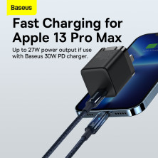 Кабель Baseus Explorer Series Auto Power-Off Fast Charging Data Cable Type-C to Lightning PD 20W 2m Синий