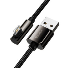 Кабель Baseus Legend Series Fast Charging Elbow Cable USB to Lightning 2.4A 1m Чорний