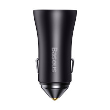 Автомобільний зарядний пристрій Baseus Golden Contactor Pro Dual Quick Charger Car Charger 40W 2Type-C Сірий