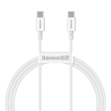 Кабель Baseus Superior Series Fast Charging Data Cable Type-C to Type-C 100W 20V 5A 1m Белый