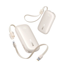 УМБ Baseus EnerFill FC21 Qpow 3 Ultra 10000mAh 22.5W с технологией QC3.0+PD3.0 + Кабель Type-C to Lightning Серебристый