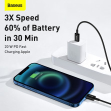 Кабель Baseus Superior Series Fast Charging Data Cable Type-C to Lightning PD 20W 2m Чорний