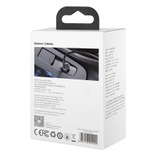 Автомобільний зарядний пристрій Baseus Grain Pro Car Charge 2USB 4.8A Чорний