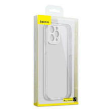 Чехол бампер Baseus Camera Lens Protector Frame Case для Iphone 12 Pro Max 6.7" Белый