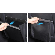 Автомобільний органайзер Baseus Large Garbage Bag for Back Seat контейнер для сміття на спинку сидіння Чорний