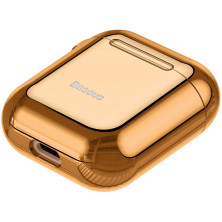 Чехол Baseus Shining hook Case для Apple AirPods/AirPods 2 Золотой