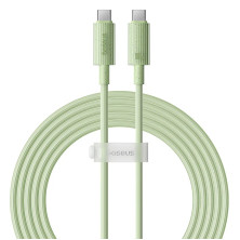 Кабель Baseus Habitat Series Fast Charging Data Cable Type-C to Type-C 100W 20V 5A 2m Салатовый