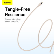 Кабель Baseus Jelly Liquid Silica Gel Fast Charging Data Cable Type-C to Lightning PD 20W 1.2m Рожевий