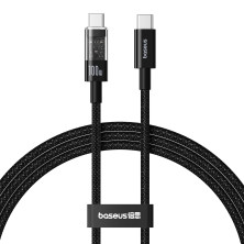Кабель Baseus Gem Series Fast Charging Data Cable Type-C to Type-C 100W 20V 5A 1m Черный