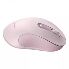 Бездротова мишка Baseus F02 Ergonomic Wireless Mouse 2.4G/BT5.2 1000-1600-2000-2400-4000dpi Рожевий