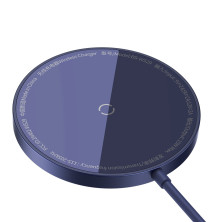 Бездротовий зарядний пристрій Baseus Simple Mini3 Magnetic з функцією MagSafe і Qi 15W Фіолетовий