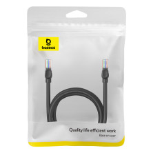 Кабель Baseus High Speed CAT5 RJ45 Gigabit Network Cable Ethernet Круглый 2m Черный
