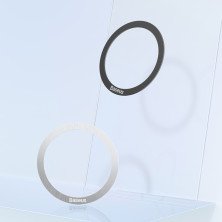 Магнітне кільце Baseus Halo Series Magnetic Metal Ring функцією Magsafe набір 2 штуки Сріблястий