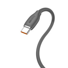 Кабель Baseus Jelly Liquid Silica Gel Series Fast Charging Data Cable USB to Type-C 100W 20V 5A 2m Чорний