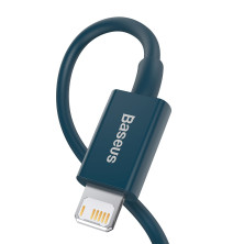 Кабель Baseus Superior Series Fast Charging Data Cable USB to Lightning 2.4A 1m Синій