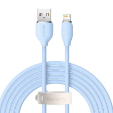 Кабель Baseus Jelly Liquid Silica Gel USB to Lightning 2.4A 2m Синій