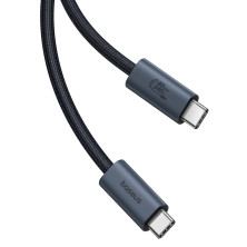 Кабель Baseus Flash 2 USB4 Series Fast Charging Data Cable Type-C to Type-C 240W 8K@60Hz 40Gbps 1.8m Черный