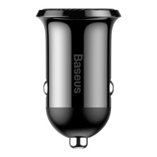 Автомобільний зарядний пристрій Baseus Grain Pro Car Charge 2USB 4.8A Чорний