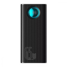УМБ Baseus Amblight 26800mAh 65W 6A з технологією QC3.0+PD3.0 4USB+Type-C+ кабель Type-C to Type-C 100W 20V/5A 1м Чорний