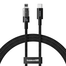 Кабель Baseus Gem Series Fast Charging Data Cable Type-C to Lightning PD 20W 1m Черный