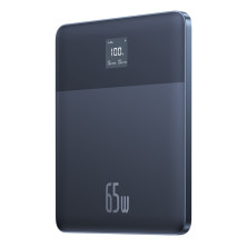 УМБ Baseus Blade Blade2 Fast-Charging Power Bank 12000mAh 65W 6A з технологією QC3.0+PD3.0 + кабель Type-C to Type-C 100W 20V/5A 1м Синий
