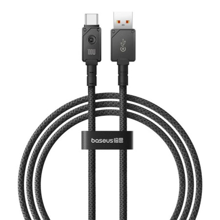 Кабель Baseus Unbreakable Series Fast Charging Data Cable USB to Type-C 100W 20V 5A 1m Черный