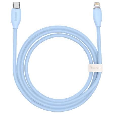 Кабель Baseus Jelly Liquid Silica Gel Fast Charging Data Cable Type-C to Lightning PD 20W 2m Голубой