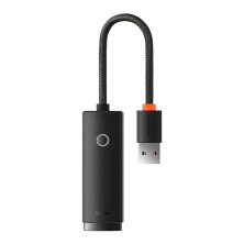 USB Переходник Baseus Lite Series Ethernet 100 Mbps Type-A to RJ45 Черный