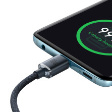 Кабель Baseus Crystal Shine Series Fast Charging Data Cable Type-C to Type-C 100W 20V 5A 1.2m Чорний