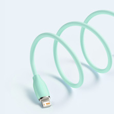 Кабель Baseus Jelly Liquid Silica Gel USB to Lightning 2.4A 1.2m Зеленый