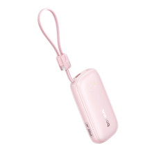 УМБ Baseus EnerFill FC21 Qpow 3 Ultra 10000mAh 22.5W з технологією QC3.0+PD3.0 + Кабель Type-C to Lightning Рожевий