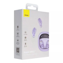 Бездротові Bluetooth навушники Baseus Bowie WM02+ True Wireless TWS Earphones Фіолетовий