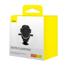 Автотримач для телефона Baseus UltraControl Pro Series Clamp-Type Car Holder Set на торпедо і в повітропровід Чорний