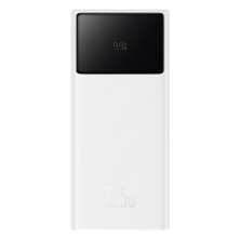 УМБ Baseus Star-Lord Digital Display 30000mAh 22.5W с технологией QC3.0+PD3.0 2USB+Type-C + Кабель USB to Type-C Белый