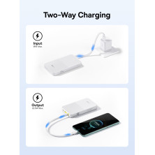 УМБ Baseus EnerFill FC51 Bipow2 Pro 10000mAh 22.5W 2.4A с технологией QC3.0+PD3.0 та Type-C кабелем 22.5W Белый