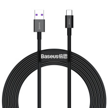 Кабель Baseus Superior Series Fast Charging Data Cable USB to Type-C 66W 11V 6A 2m Черный