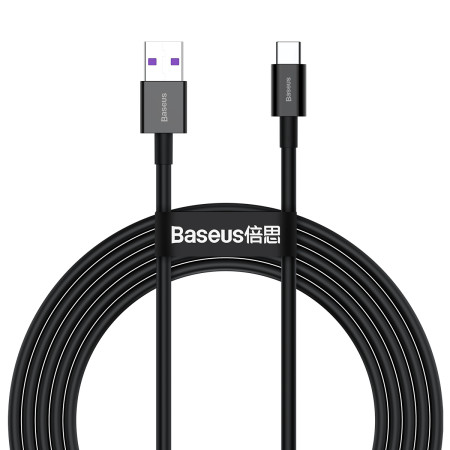 Кабель Baseus Superior Series Fast Charging Data Cable USB to Type-C 66W 11V 6A 2m Черный