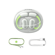 Бездротові навушники відкритого типу Baseus Eli Sport 1 Open-Ear Wireless TWS Earbuds IPX4 Салатовий
