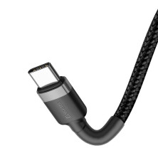 Кабель Baseus Cafule Flash Charging Data Line Cable Type-C to Type-C PD 2.0 QC 3.0 60W 20V 3A 2m Черный
