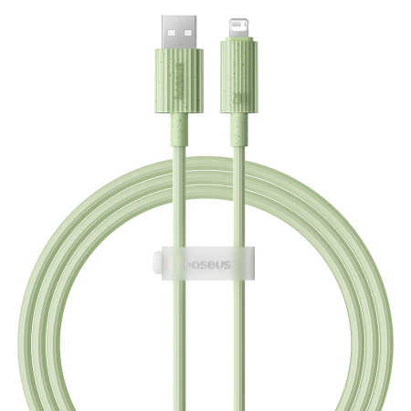 Кабель Baseus Habitat Series Fast Charging Data Cable USB to Lightning 2.4A 1m Салатовий