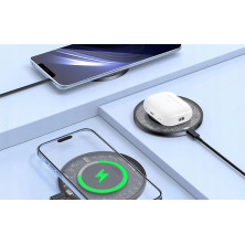 Бездротовий зарядний пристрій Baseus Simple 2 Wireless Charger з технологією Qi 15W Чорний