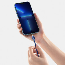 Кабель Baseus Crystal Shine Series Fast Charging Data Cable Type-C to Lightning PD 20W 1.2m Синій