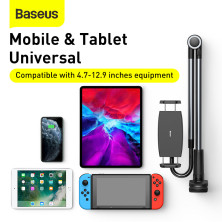 Держатель для телефона и планшета Baseus Otaku Life Rotary Adjustment Lazy Holder Серый